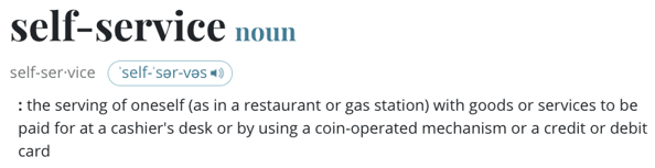 self-service