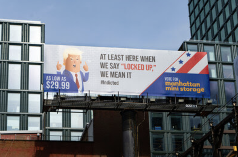 Manhattan Storage Sign Manhattan Mini Storage Gets Attention With New Billboard Campaign