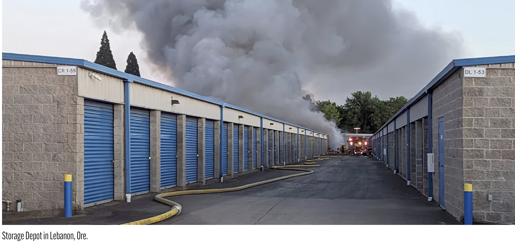 Storage Depot Fire