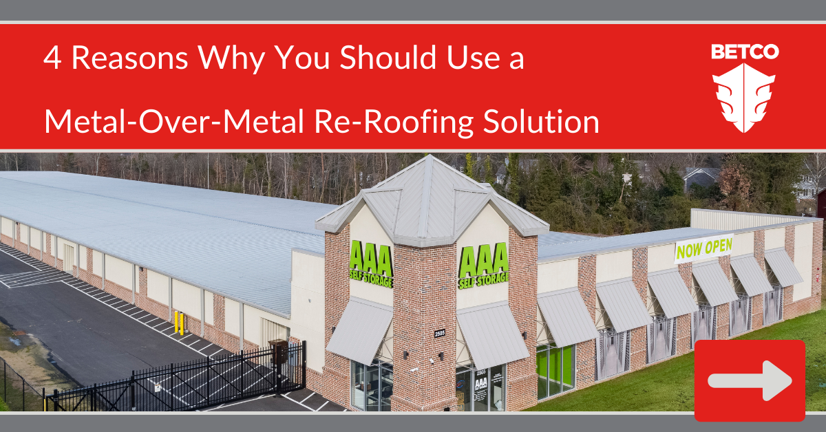 re-roofing self storage