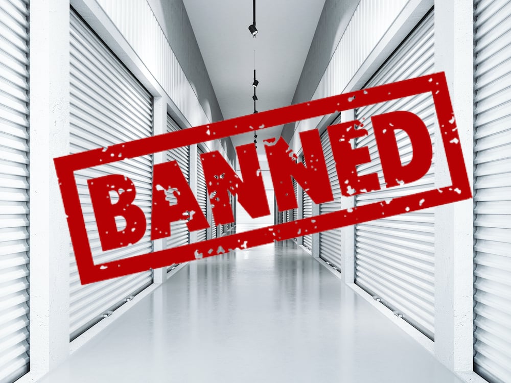 self storage ban