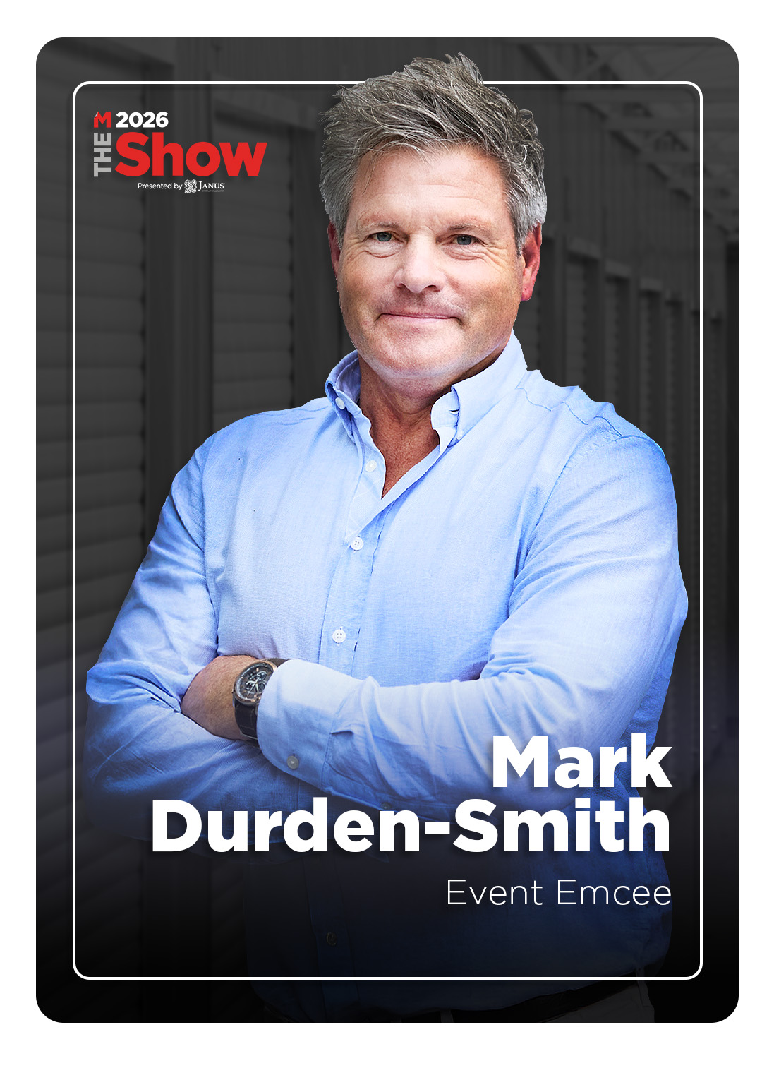 Mark Durden-Smith THE Show Speaker Card