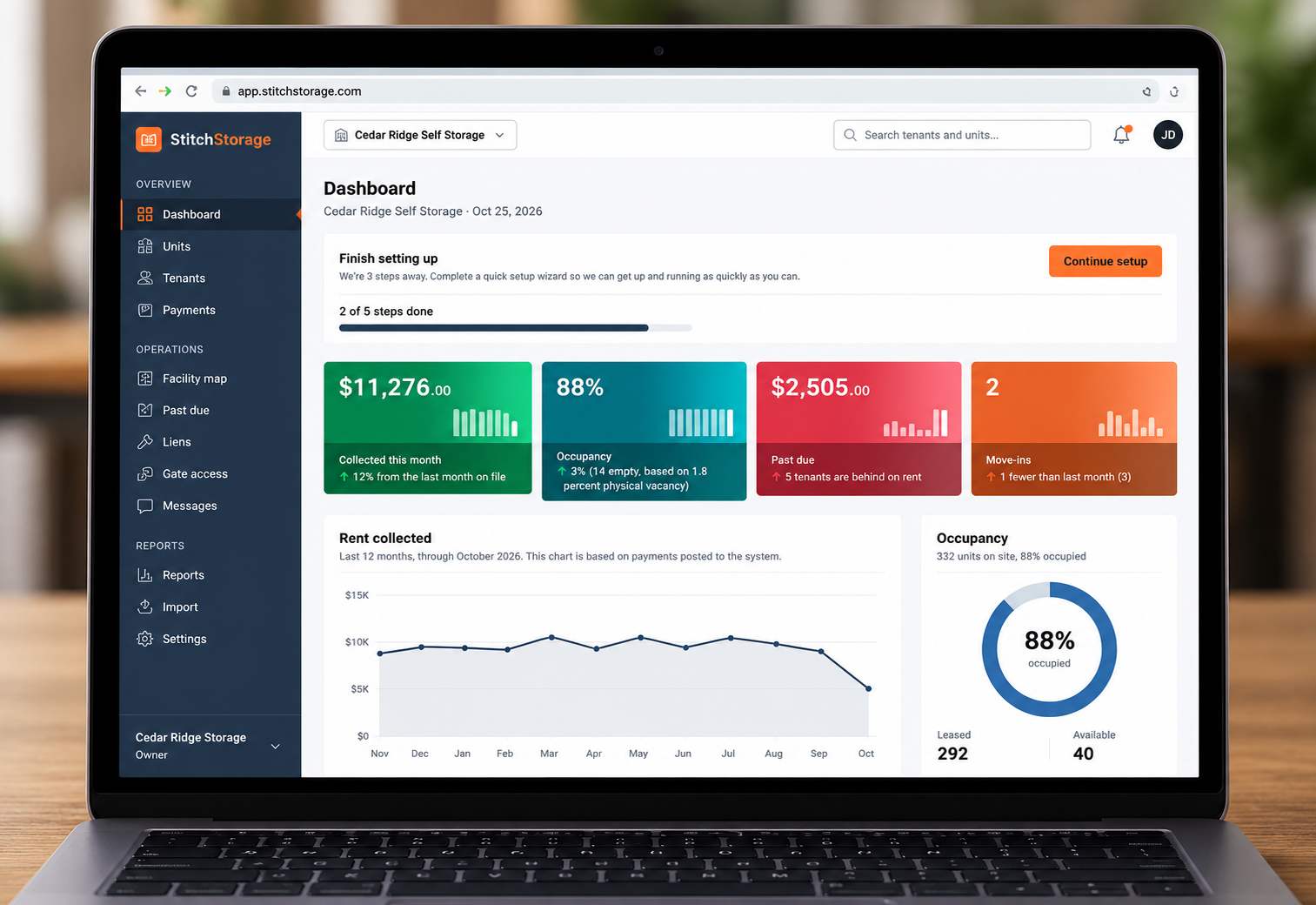stitch self storage software