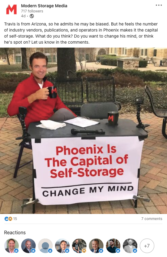 Phoenix Self Storage Travis Morrow