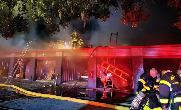 Cubesmart storage fire