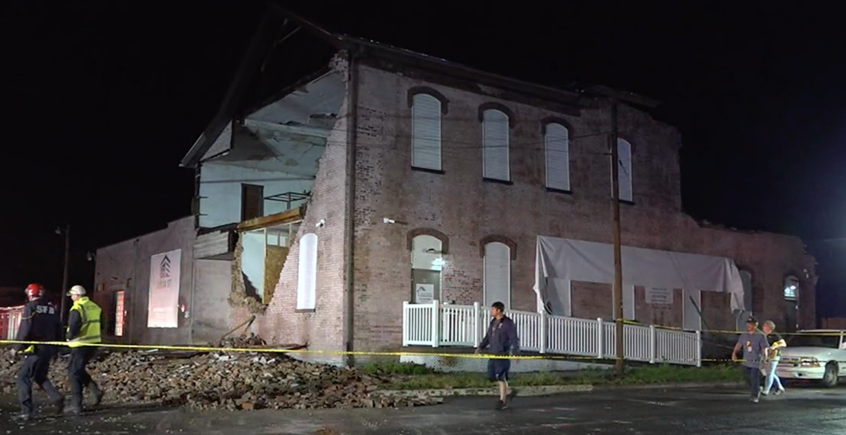 self-storage building collapse