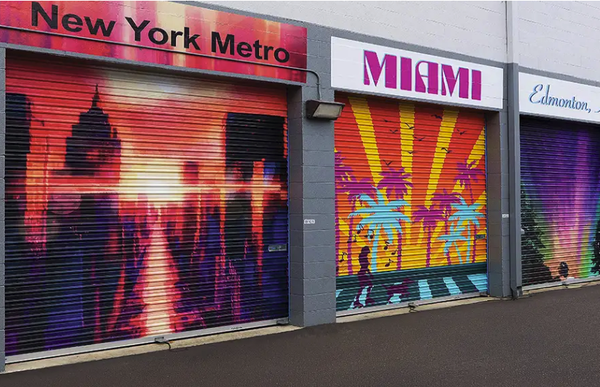 self storage murals
