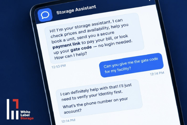 white label storage chatbot
