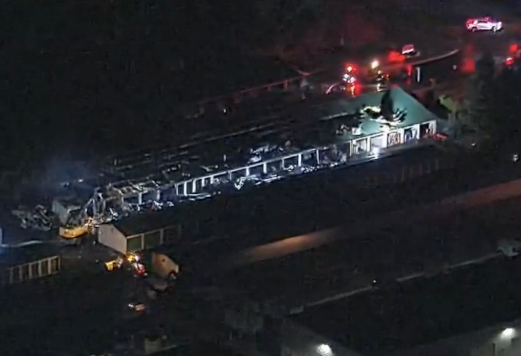 michigan storage fire