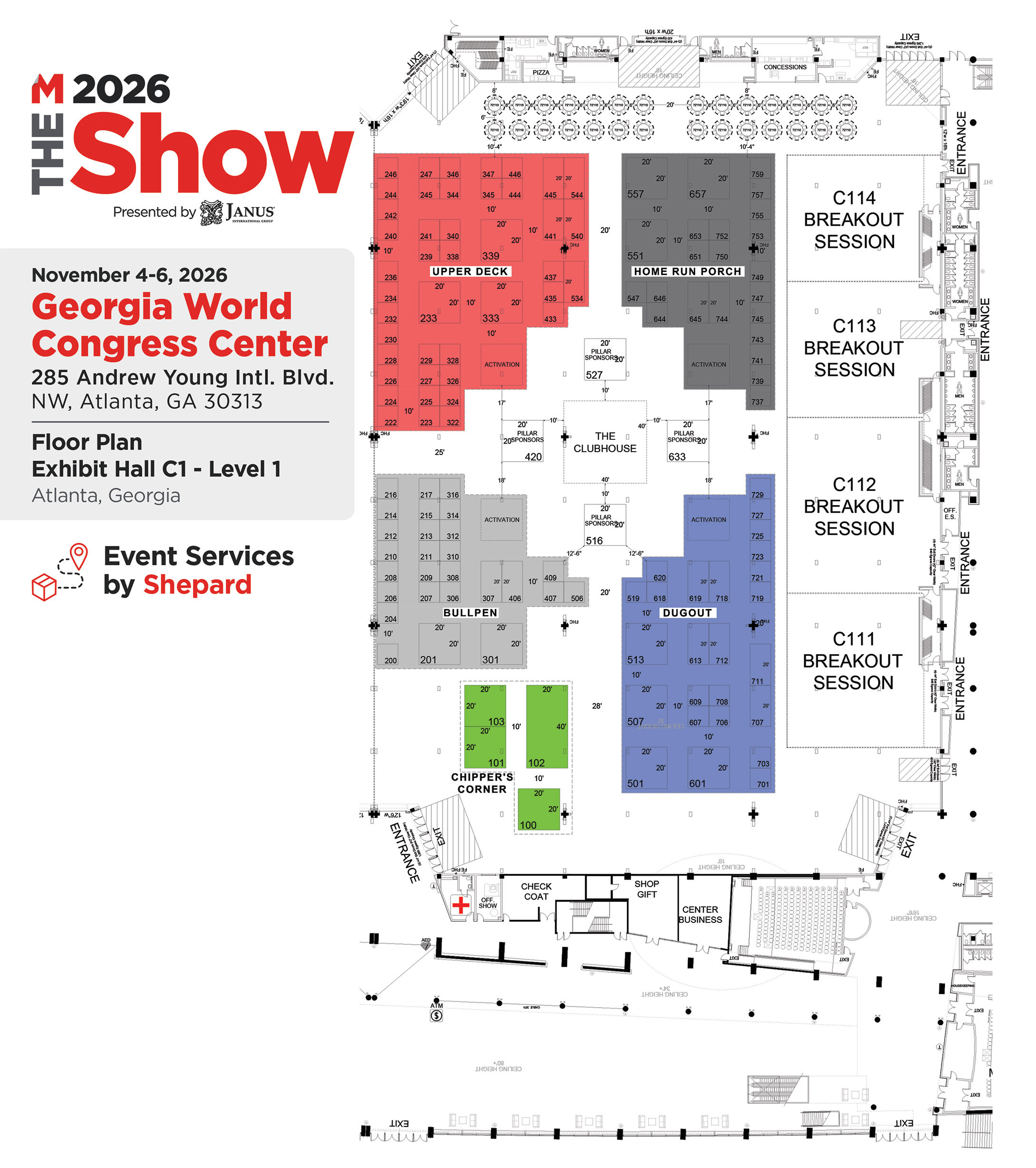 THE Show Floorplan 11.20.2025