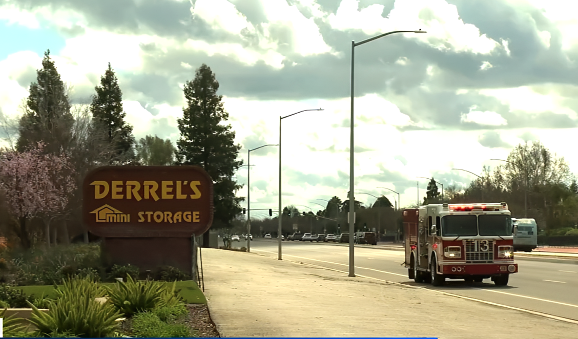 derrel's mini storage RV fire