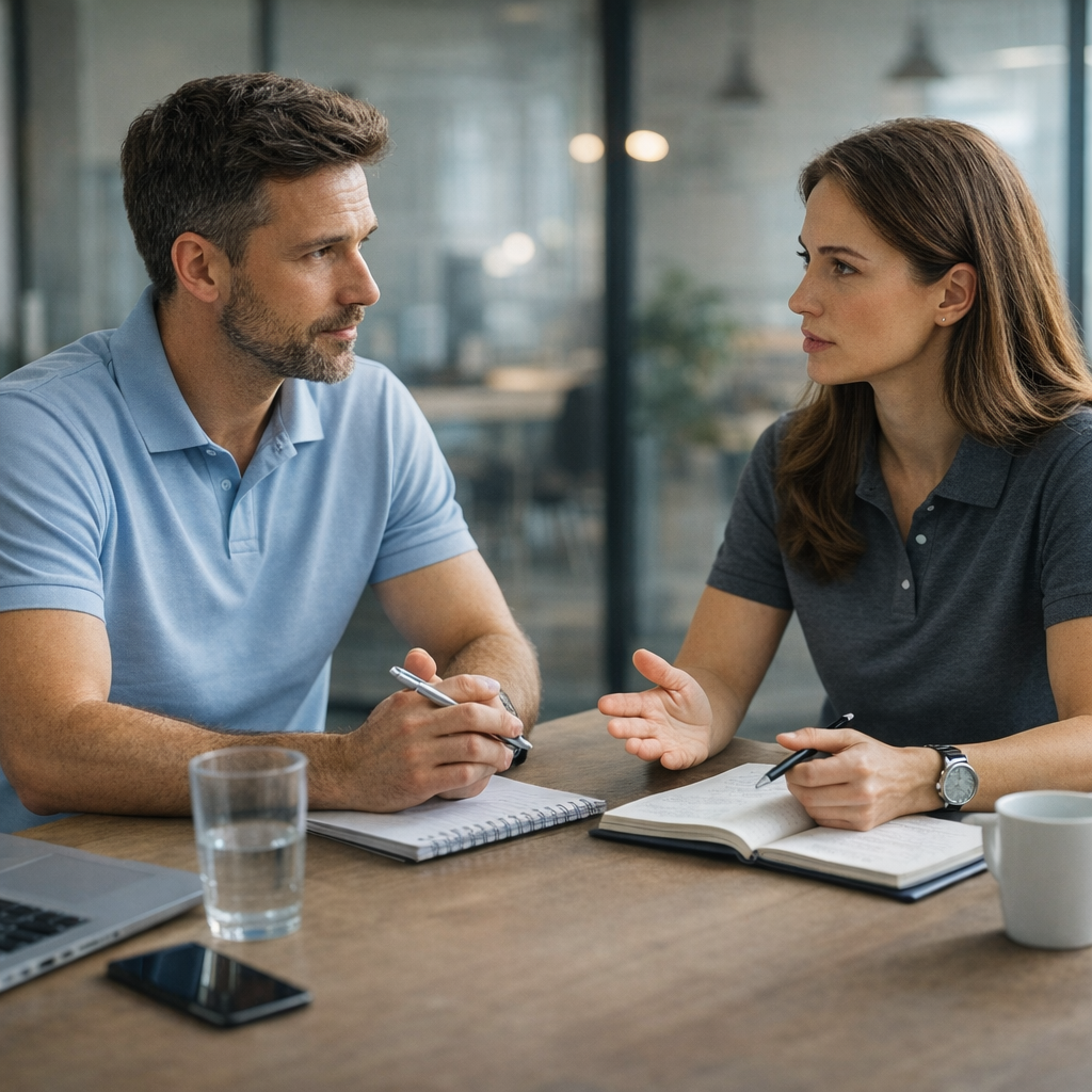 workplace conversation