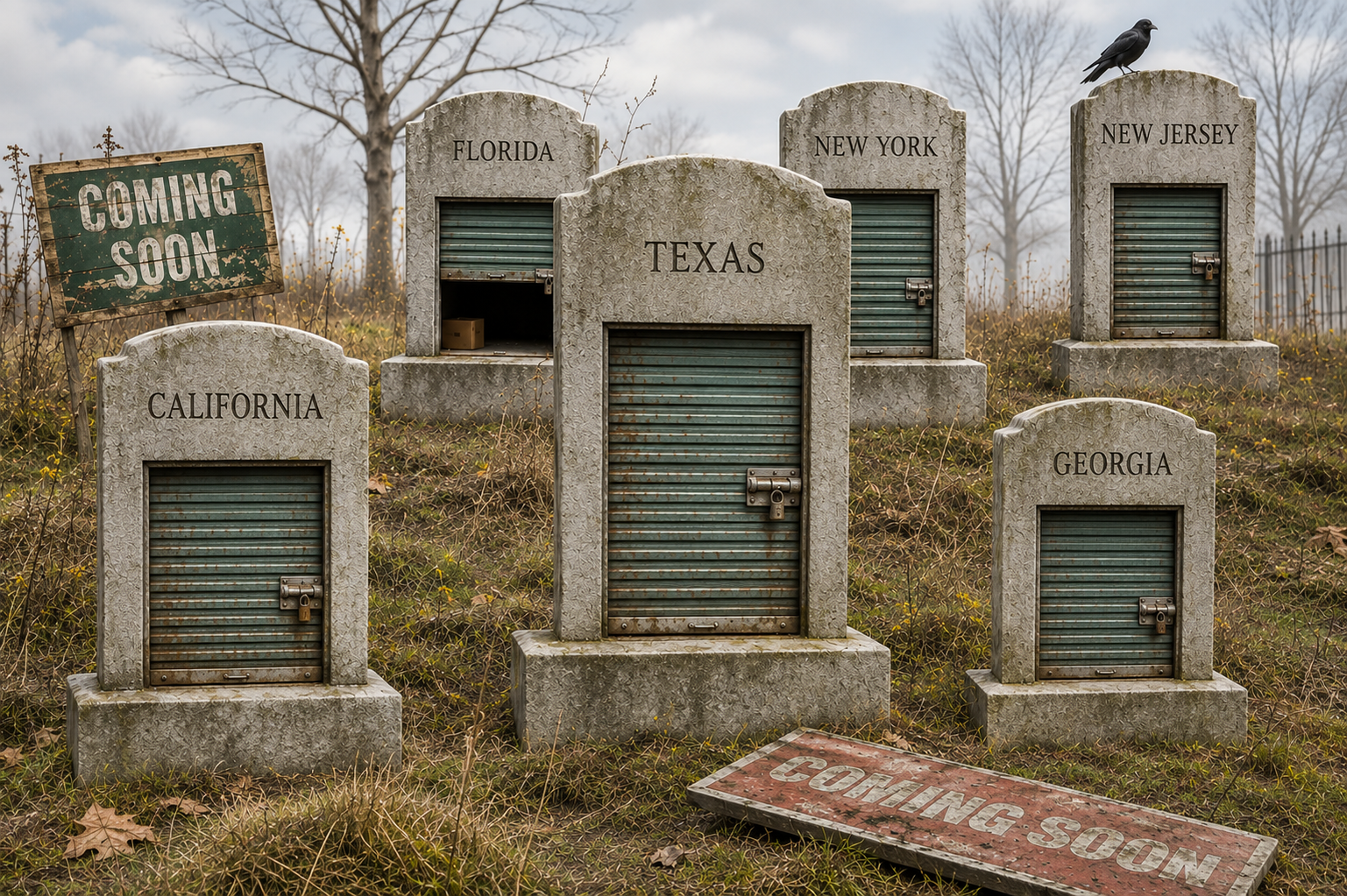 self storage graveyard