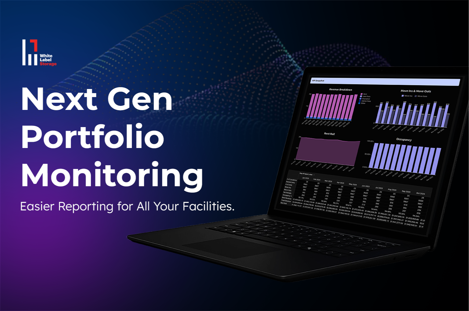 white label storage dashboard
